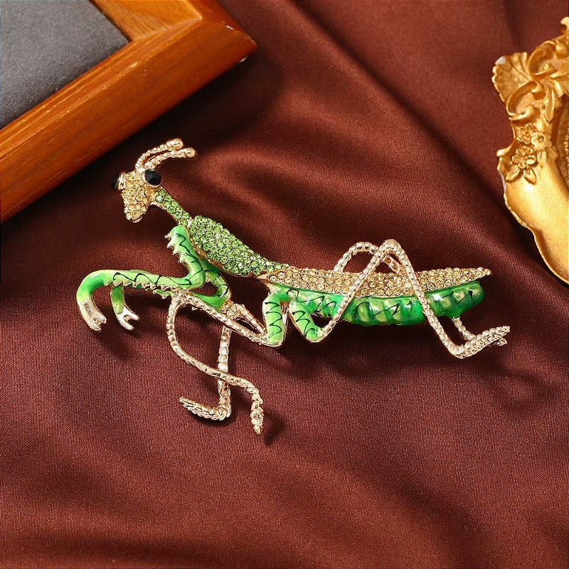Broche Grilo Verde