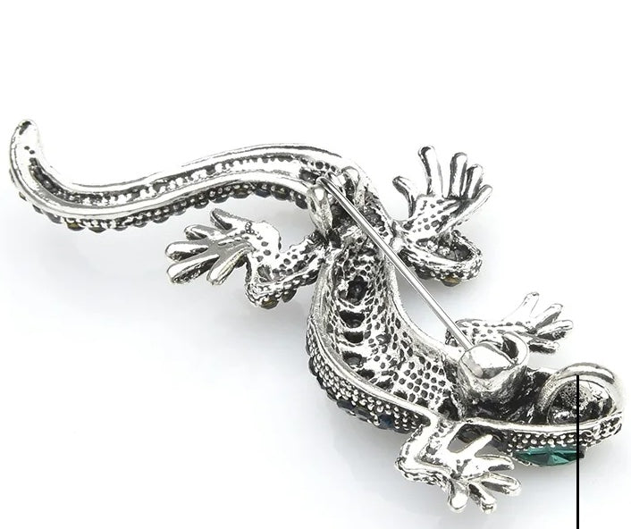 Broche Lagarto Prata