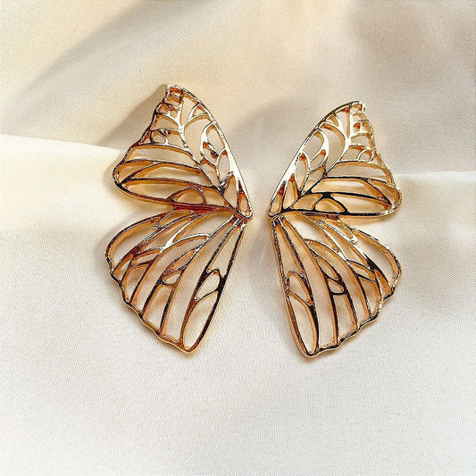 Brinco Athenea grande dourado