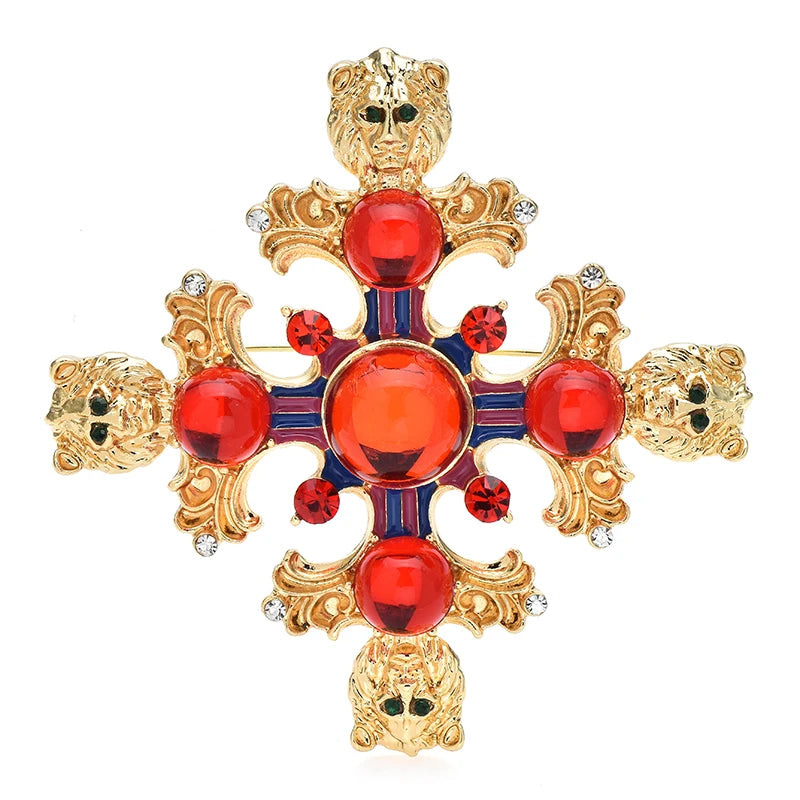 Broche Brazão Leão