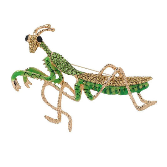 Broche Grilo Verde